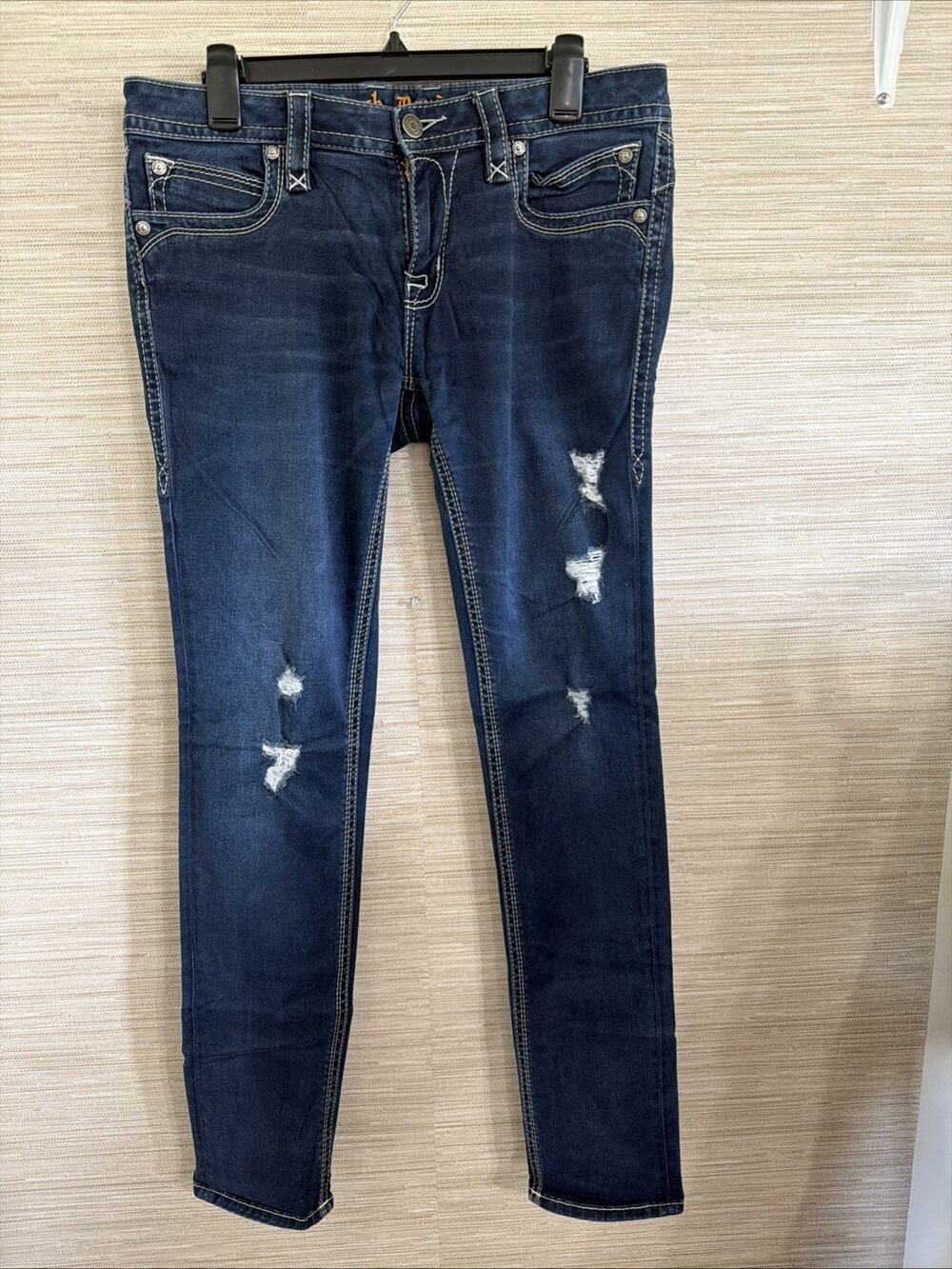 Rock Revival Jeans Ele Skinny women's size 31 distressed